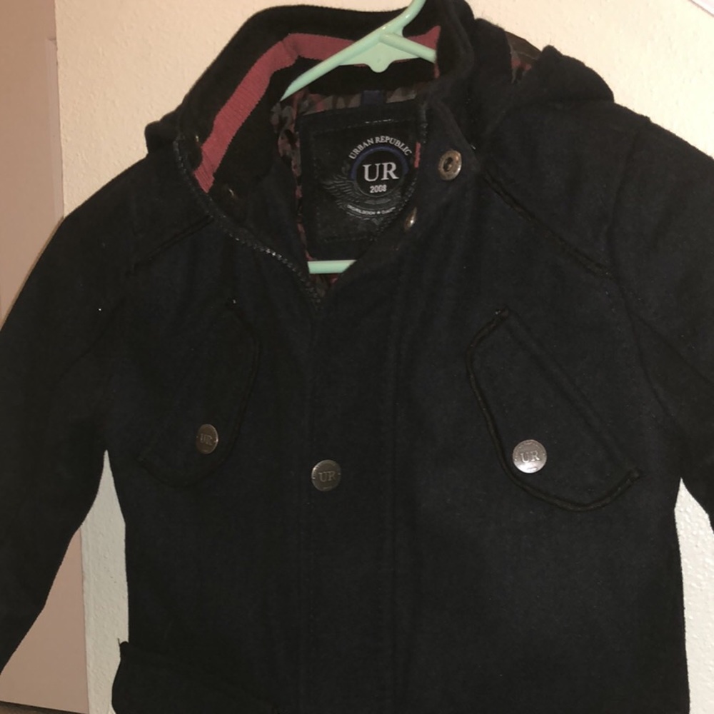 Boys “wool pea coat”